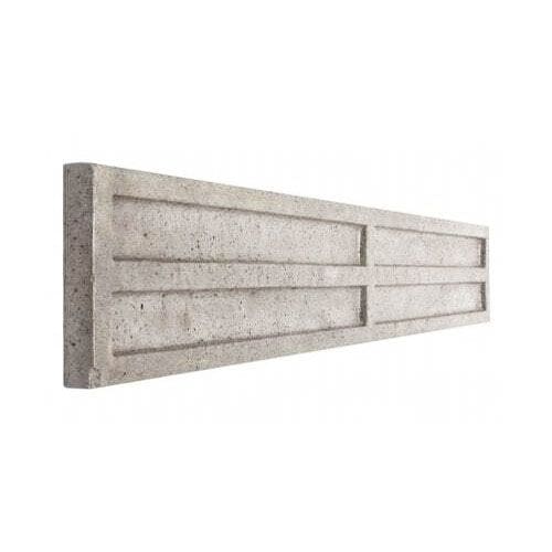 1.83m 300mm Concrete Recessed Gravel Board
