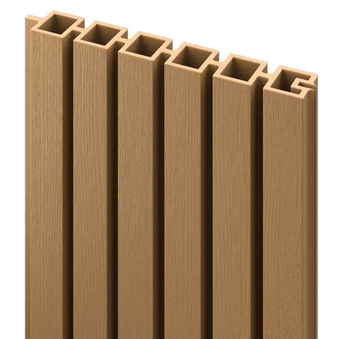 Durapost Urban Slatted Composite Panels Pack of 2 Natural