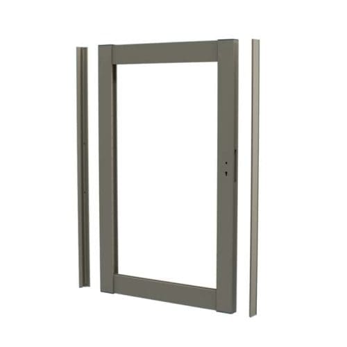 DURAPOST Aluminium gate frame Olive Grey 2
