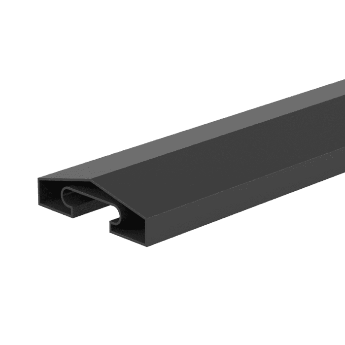 Durapost Capping Rail 65mm Anthracite Grey